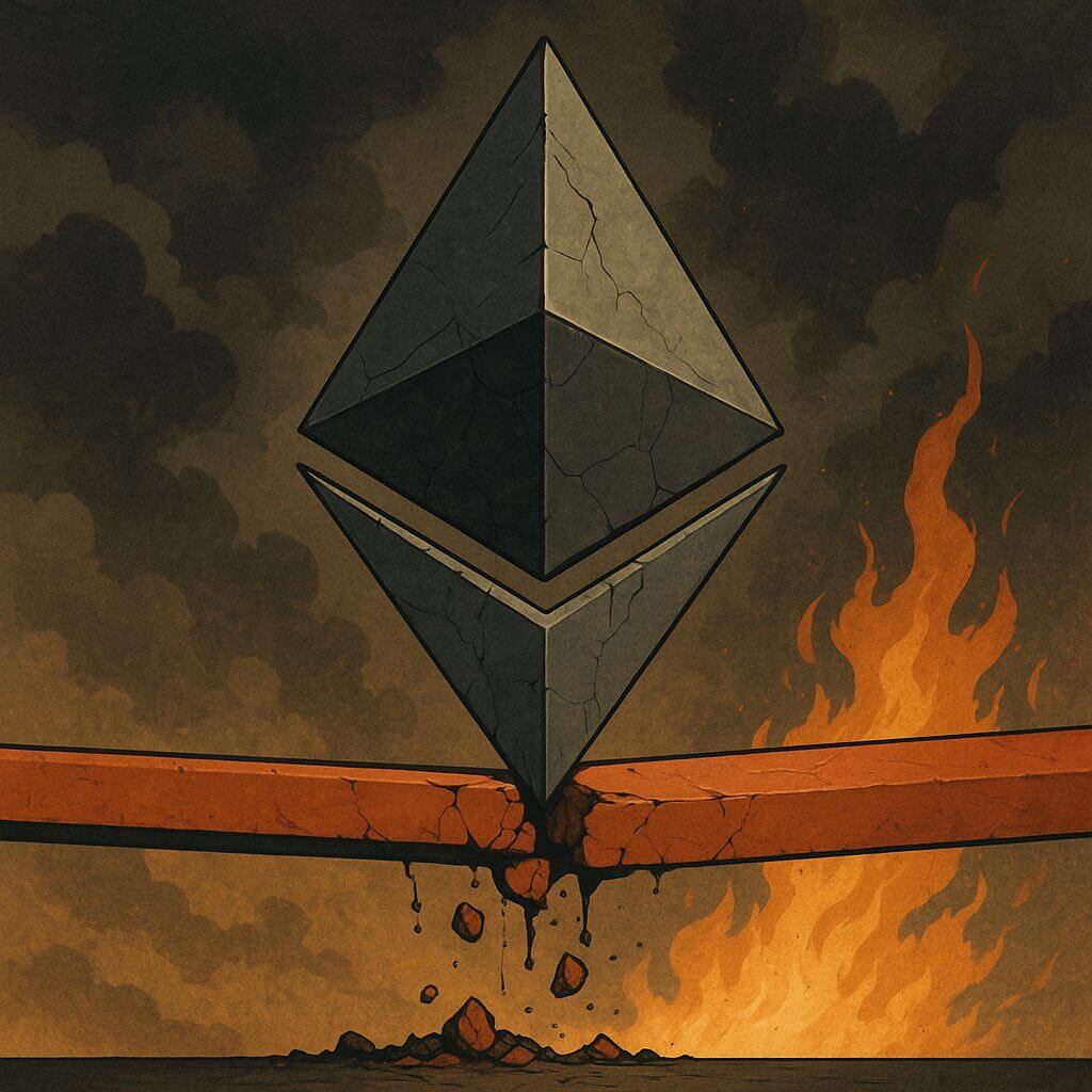 Ethereum koers onder druk: bounce of breakdown?
