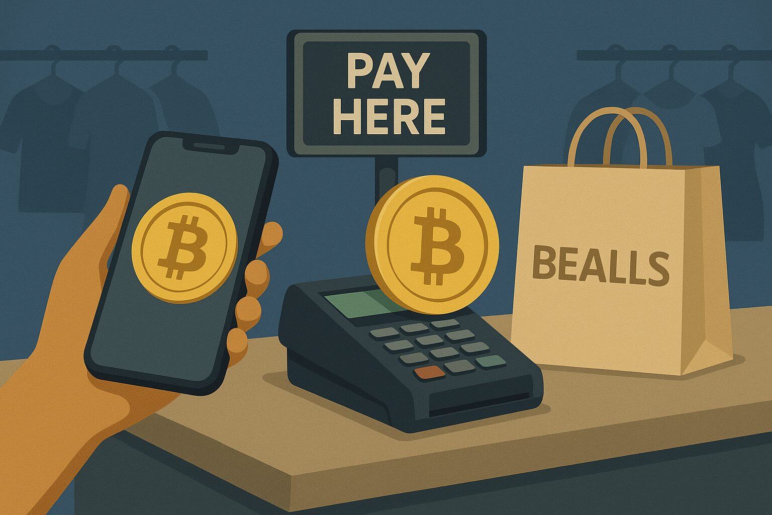 Amerikaanse retailer Bealls voert crypto betalingen in