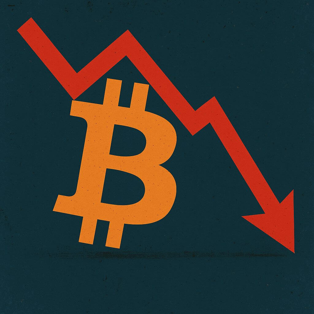 Bitcoin zakt onder $108.000 terwijl neerwaartse trend aanhoudt