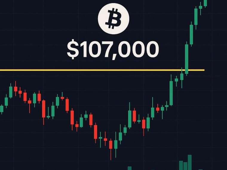 Bitcoin 恢復至 $107,000 接近 CME 收盤