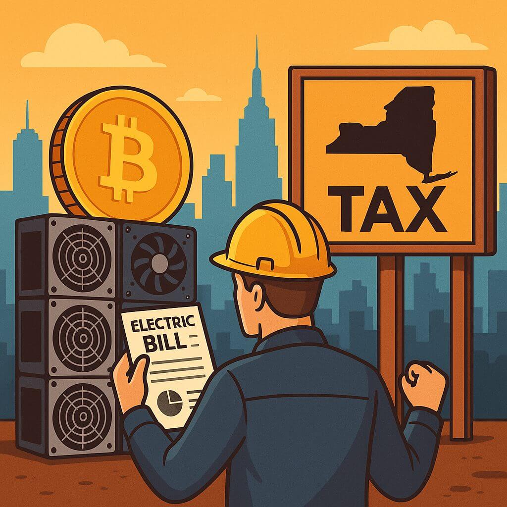 New York wil BTC miners belasting laten betalen voor stroomverbruik
