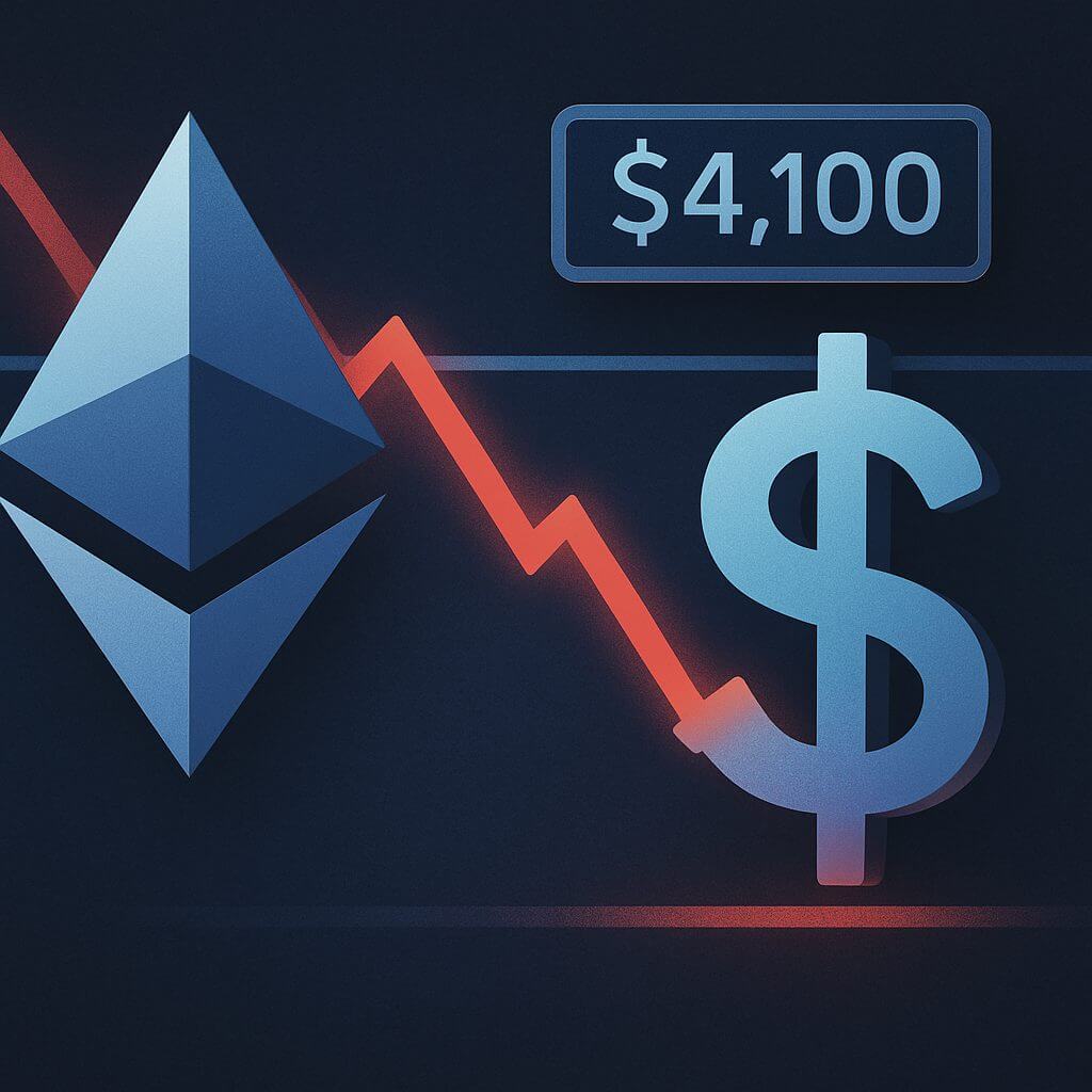 Ethereum test opnieuw de $4.100 grens: trendbreuk in zicht?