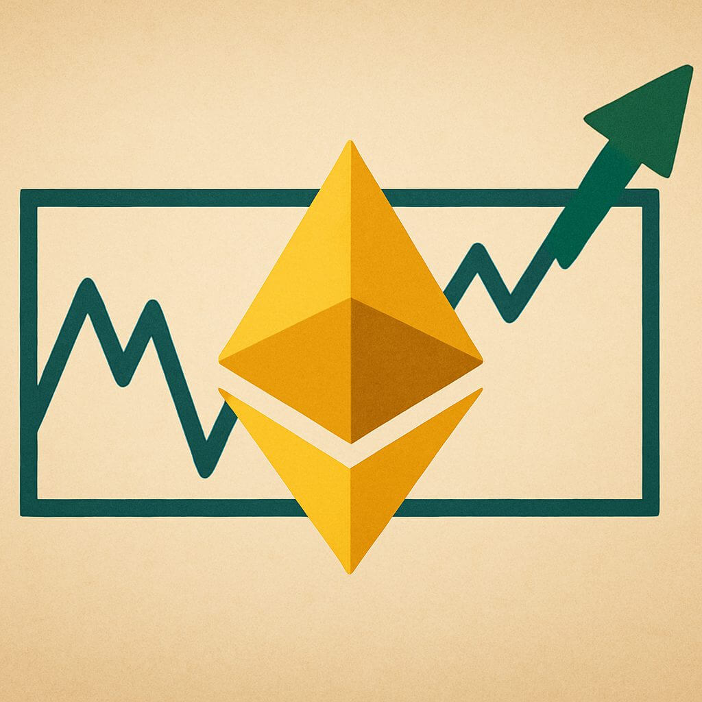 Ethereum volgt mogelijk Bitcoin scenario richting doorbraak