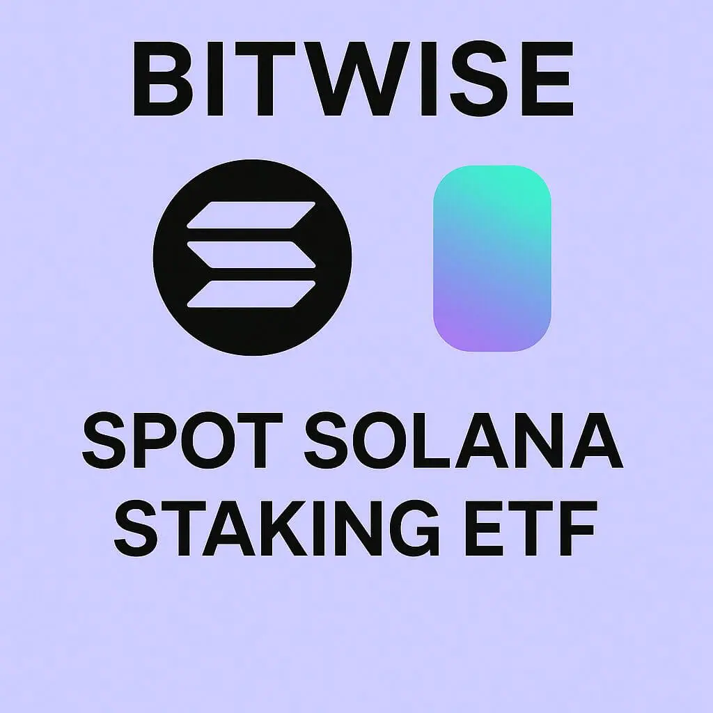 Bitwise lanceert eerste Solana staking ETF op NYSE