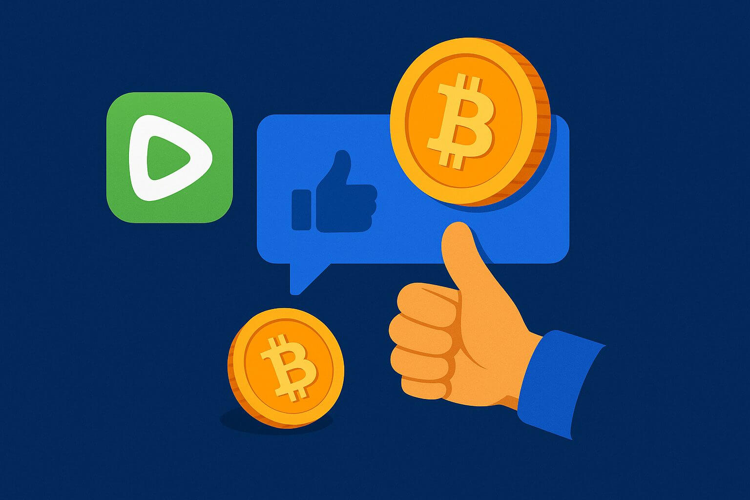 Rumble start met Bitcoin tips voor creators dankzij Tether