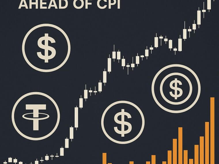 stablecoin surge pre cpi report
