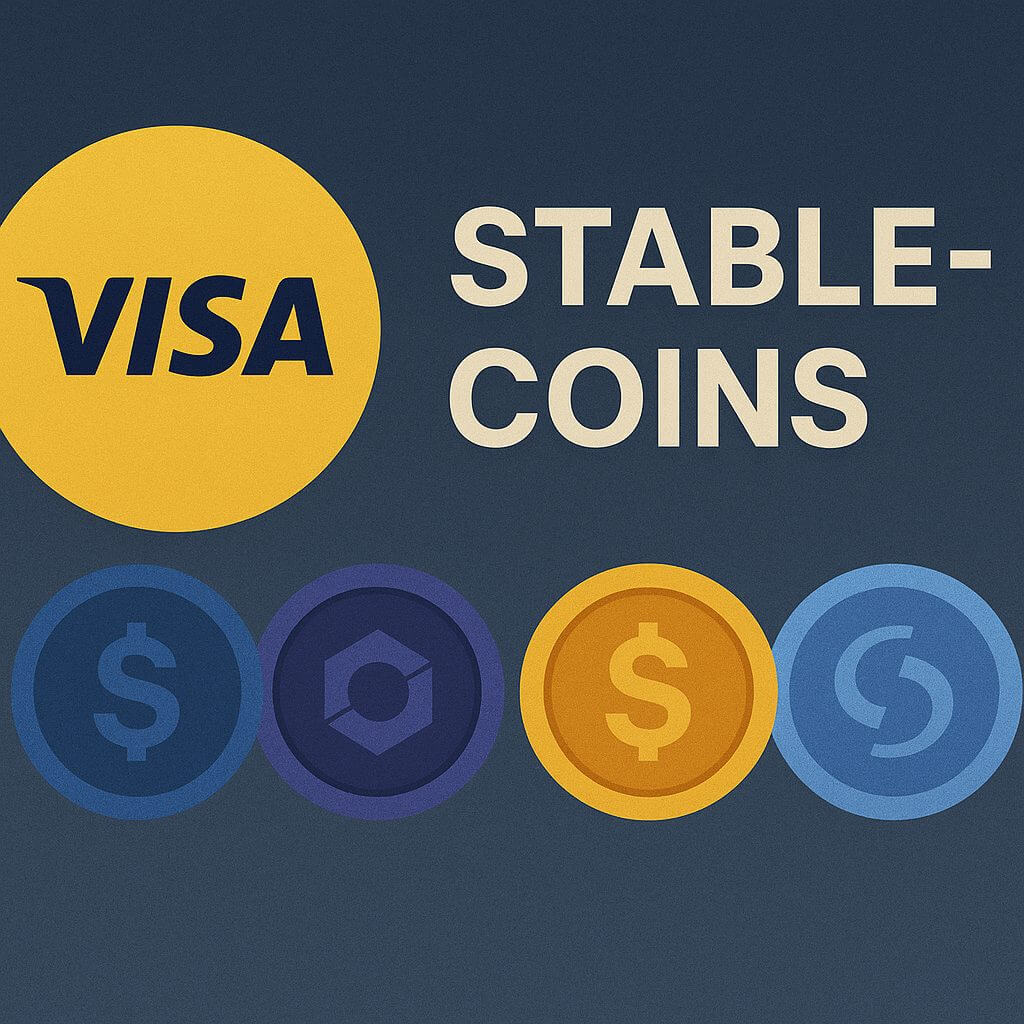 Visa zet grote stap in stablecoins met vier nieuwe integraties