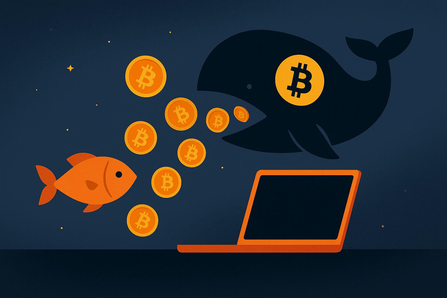 Whales verplaatsen weer massa’s Bitcoin terwijl retail stil blijft