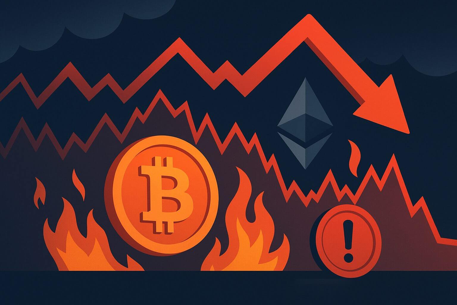 Bitcoin koers duikt onder $90K terwijl angst in de markt explodeert