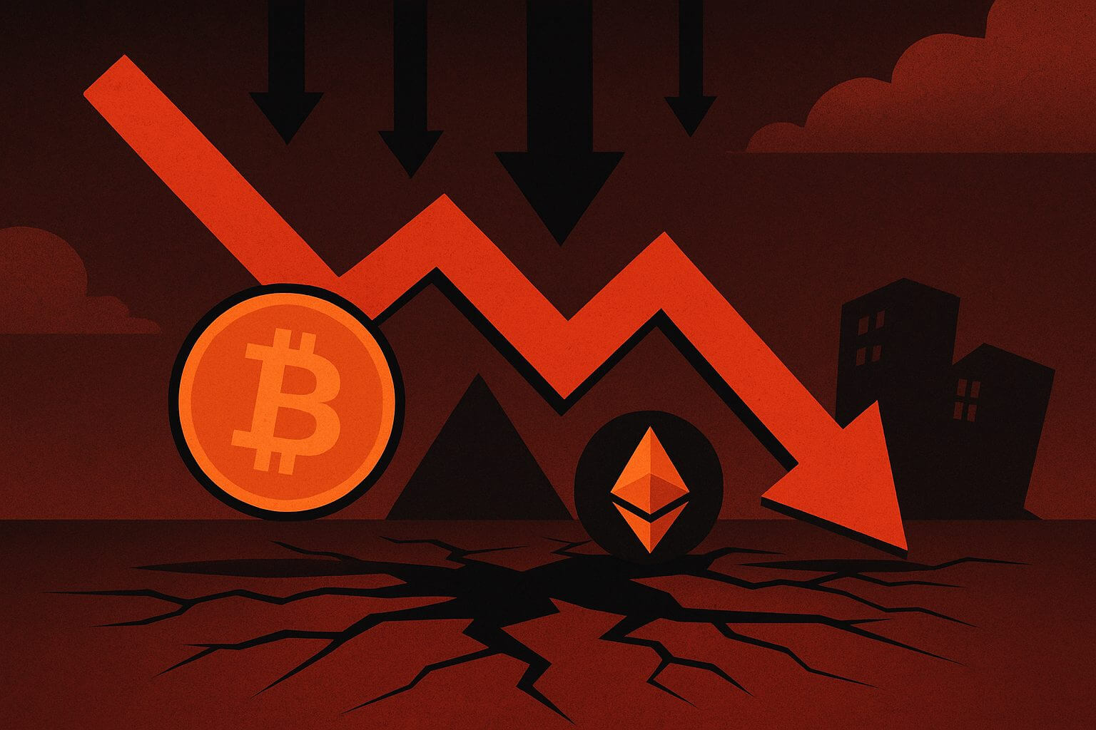 Crypto crash: Bitcoin koers duikt onder $97K en $1.1 miljard aan liquidaties