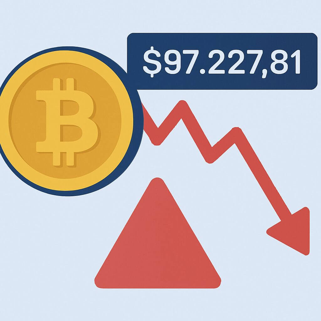 Bitcoin zakt onder $100K ondanks sterke aandelenmarkten