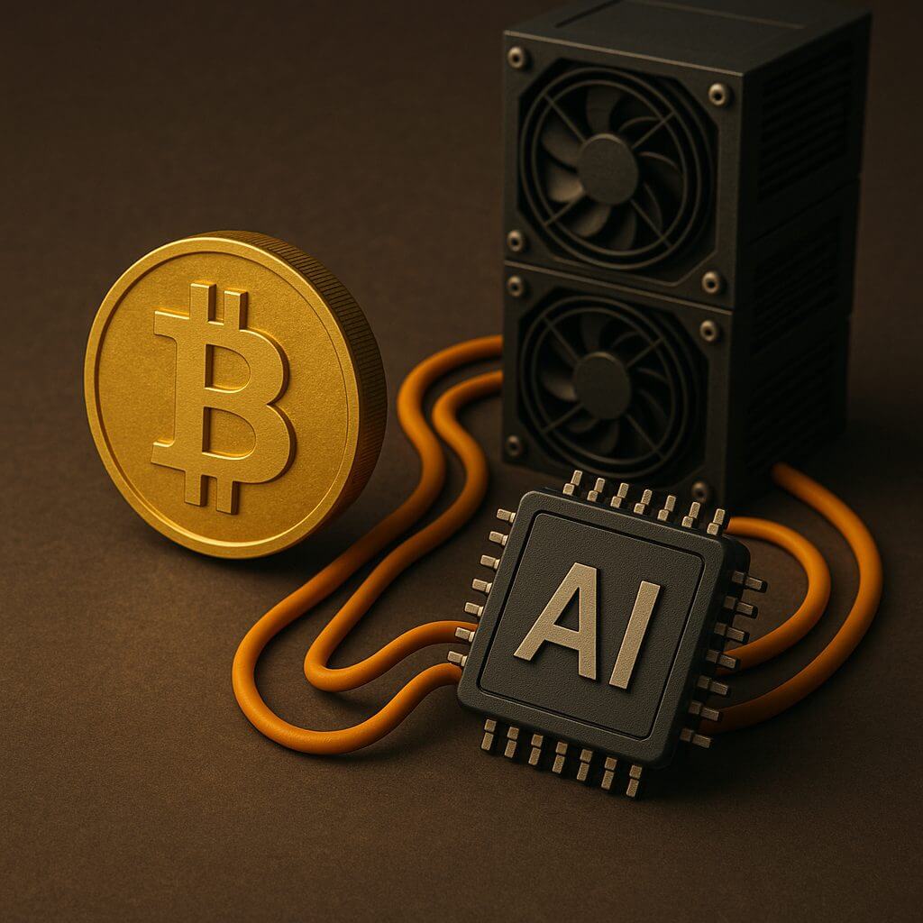 Bitcoin miners liften op AI om bearmarkt te overleven
