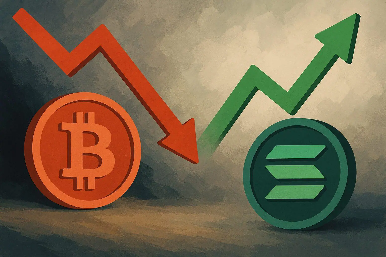 Beleggers dumpen Bitcoin, Solana ETF’s trekken miljarden aan