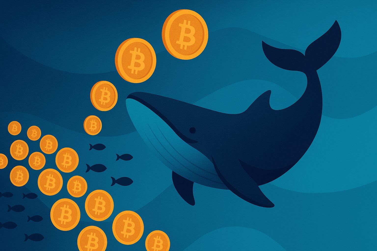Aantal Bitcoin whale wallets groeit weer na scherpe dip