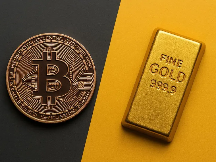 Bitcoin herstelt licht, terwijl goud afkoelt na piek