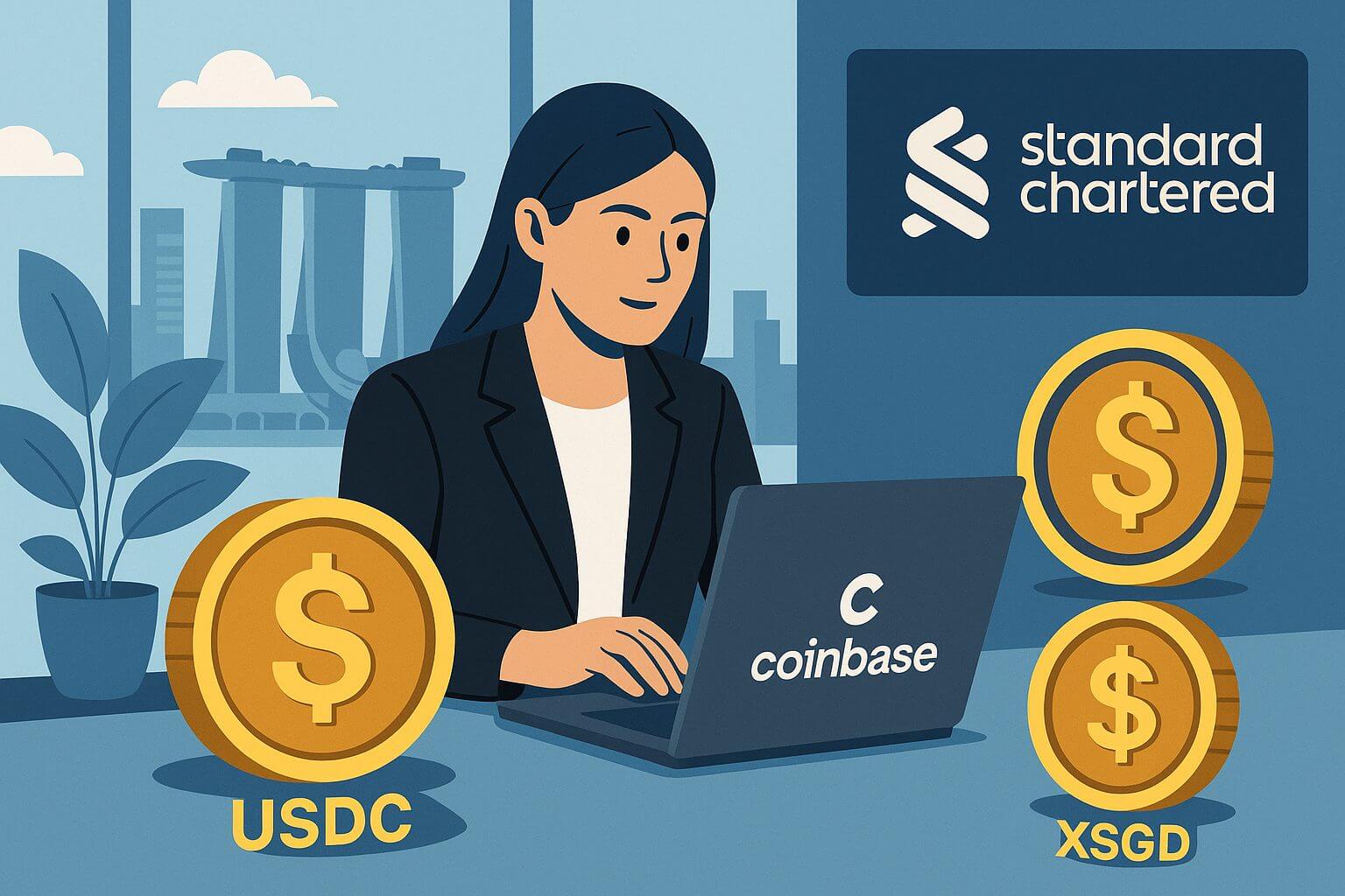 Coinbase lanceert crypto platform voor bedrijven in Singapore