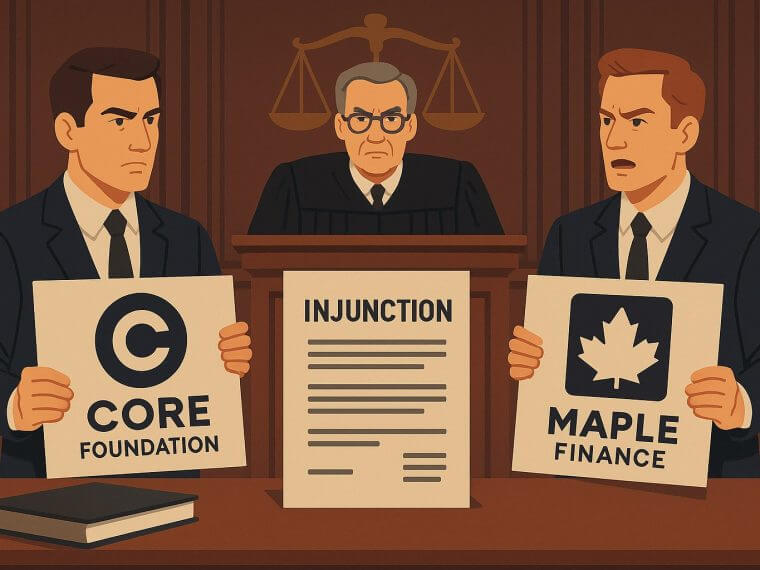 core vs maple injunction