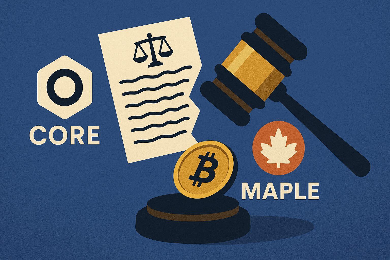Maple mag van rechter geen syrupBTC lanceren na conflict met Core