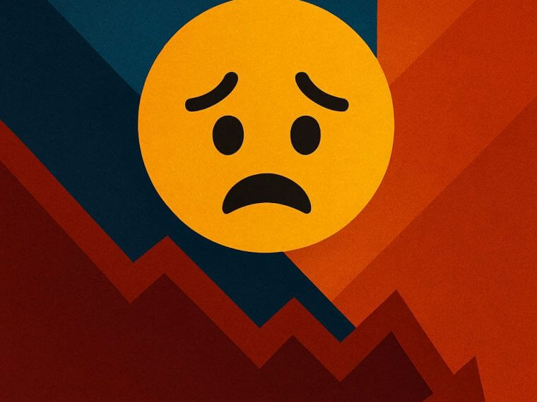crypto sentiment fear drop