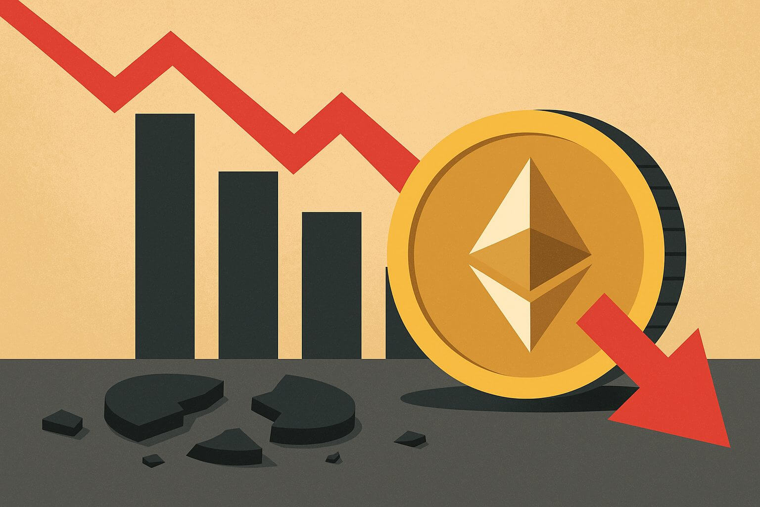 Verkoopgolf door ervaren ETH houders drukt koers omlaag
