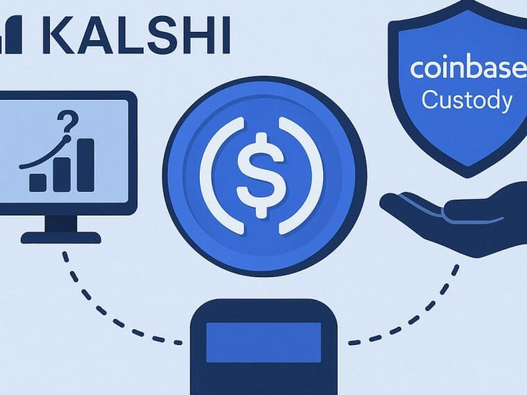 Kalshi kiest Coinbase Custody voor veilige opslag van USDC