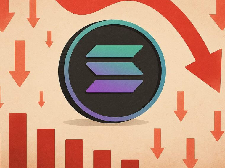 Solana bounce blijft zwak, risico op dip neemt toe