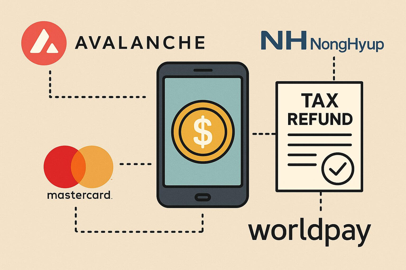 Zuid-Koreaanse bank test btw teruggave via stablecoins op Avalanche