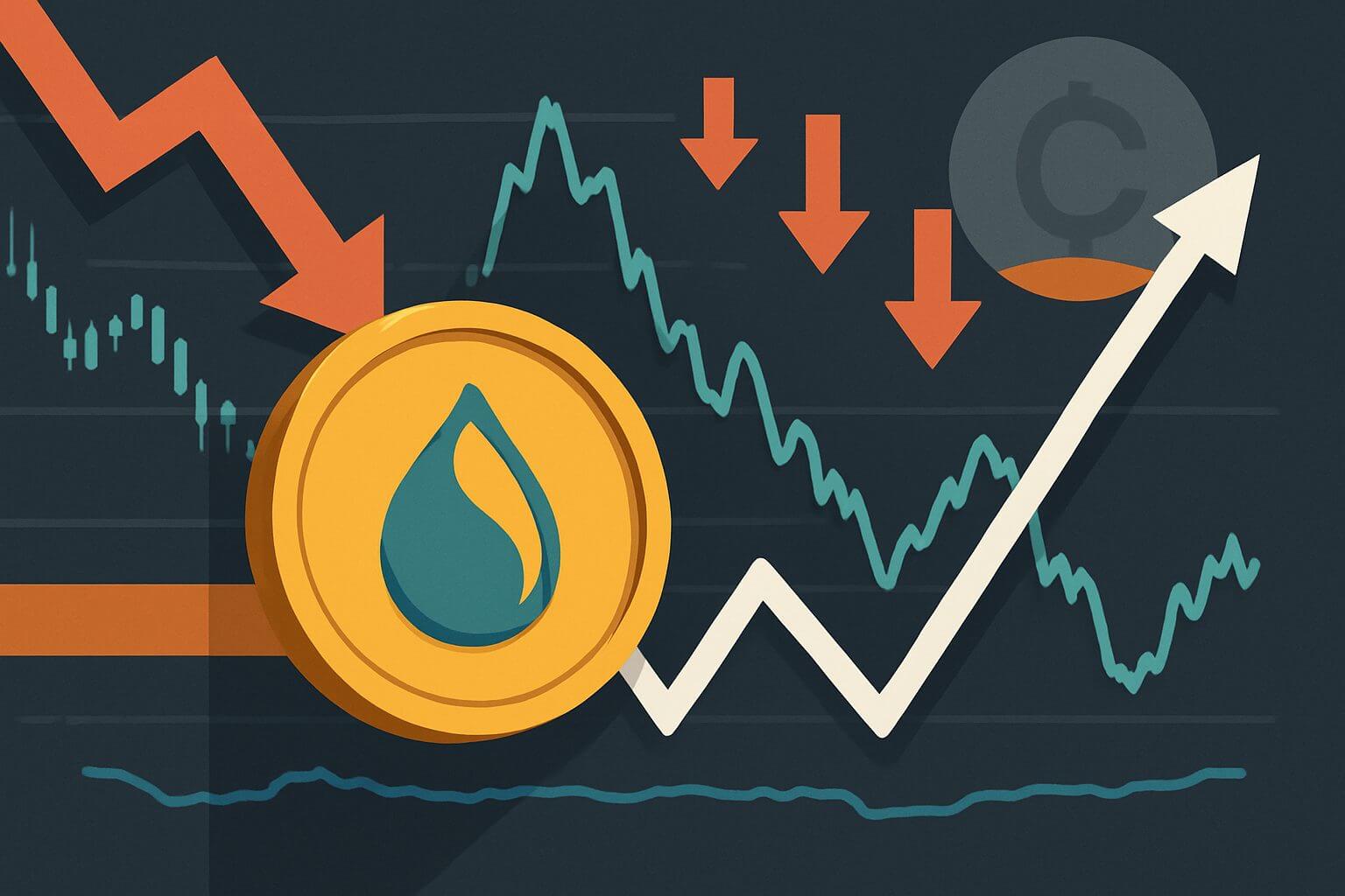 SUI koersdaling zet door, maar herstel mogelijk bij sleutelzones