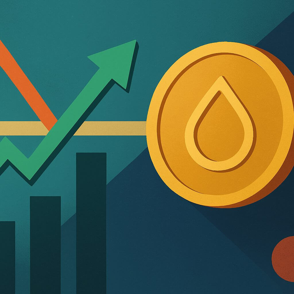 Sui stijgt 10% en raakt laagste punt in 18 maanden