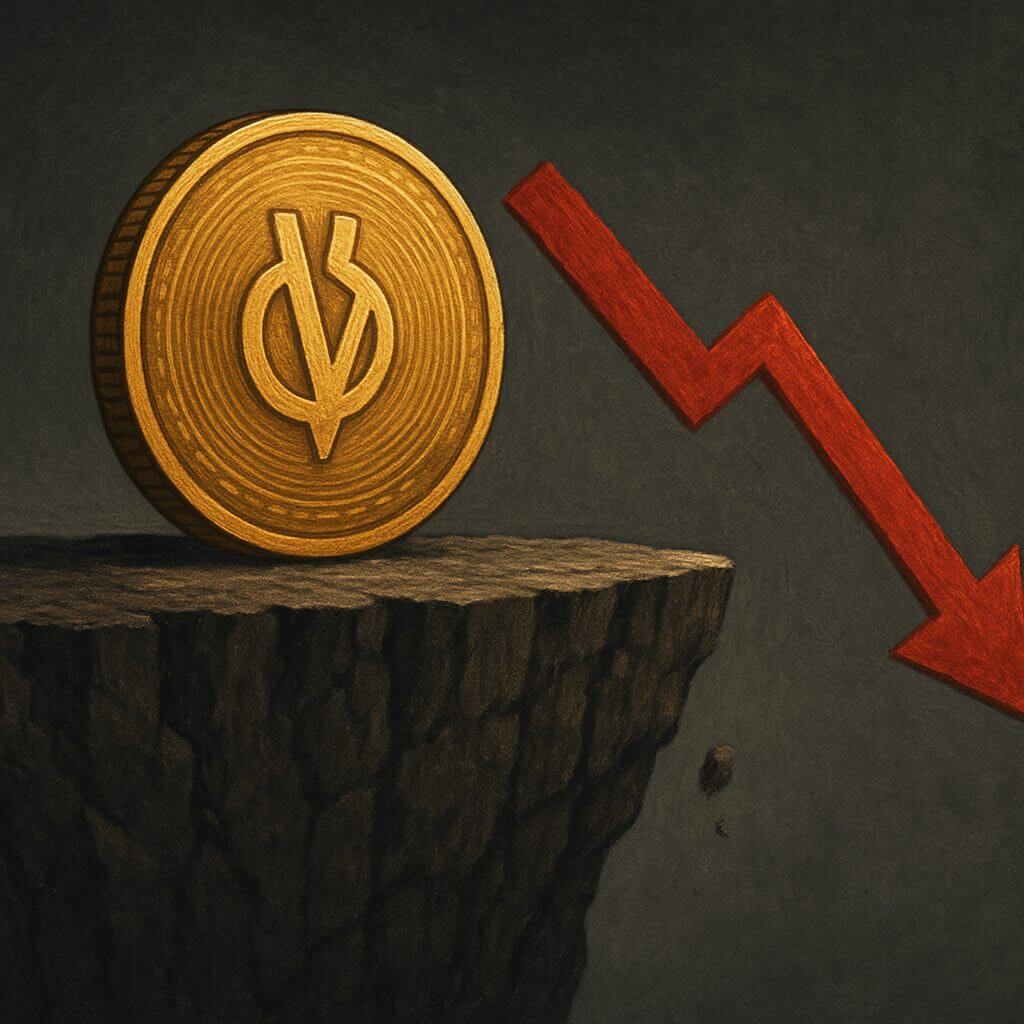 VeChain (VET) hangt aan zijden draadje op kritiek koersniveau