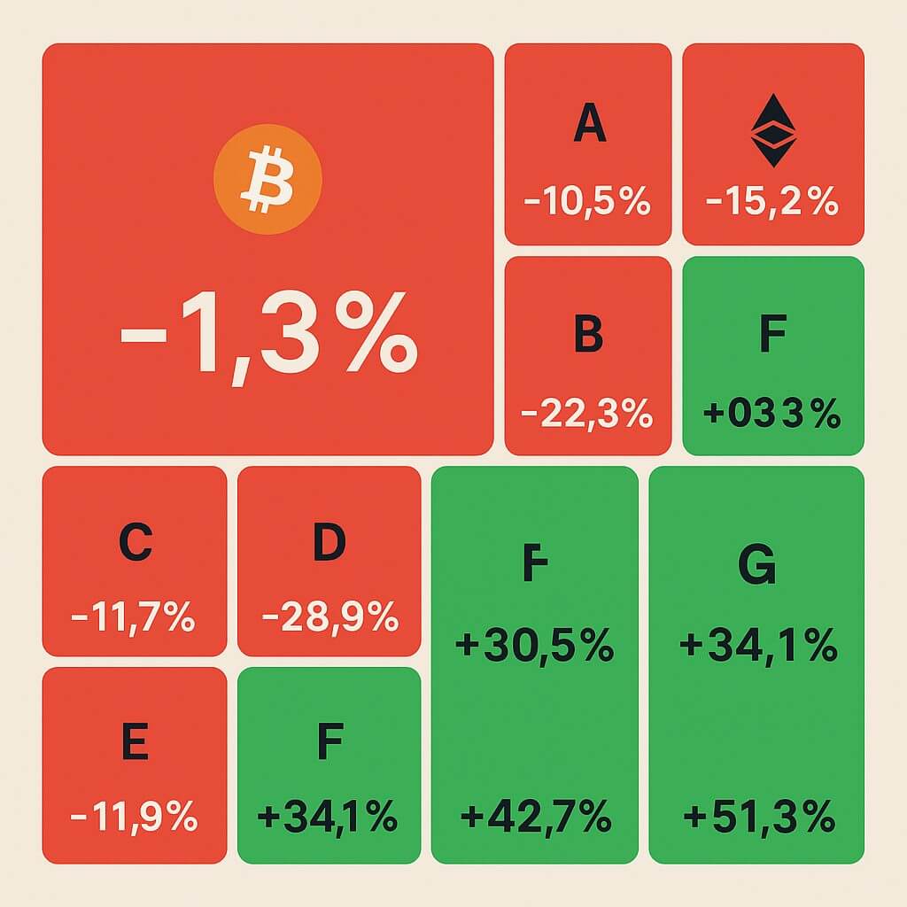 Bitcoin houdt stand, altcoins lijden zwaar verlies