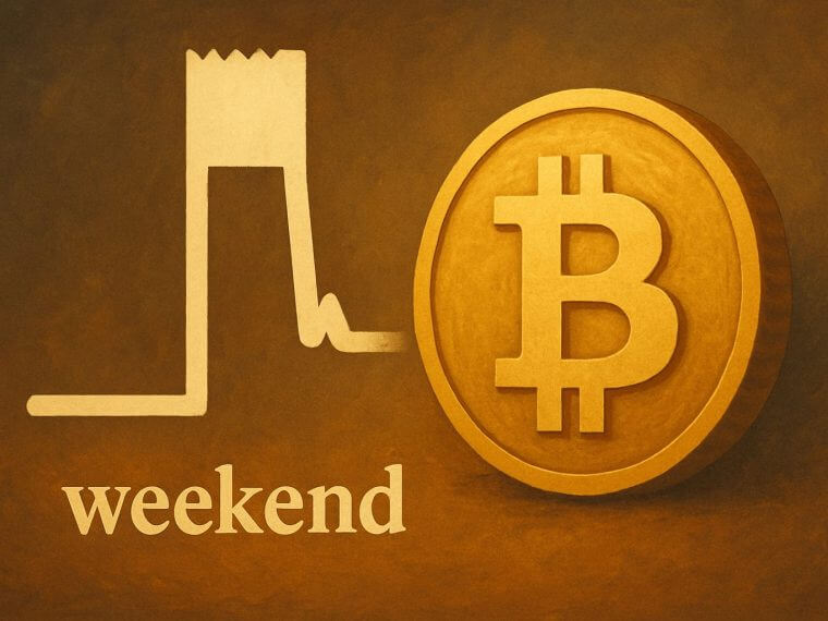 Bitcoin valt terug in weekendmodus na typische ‘Bart move’