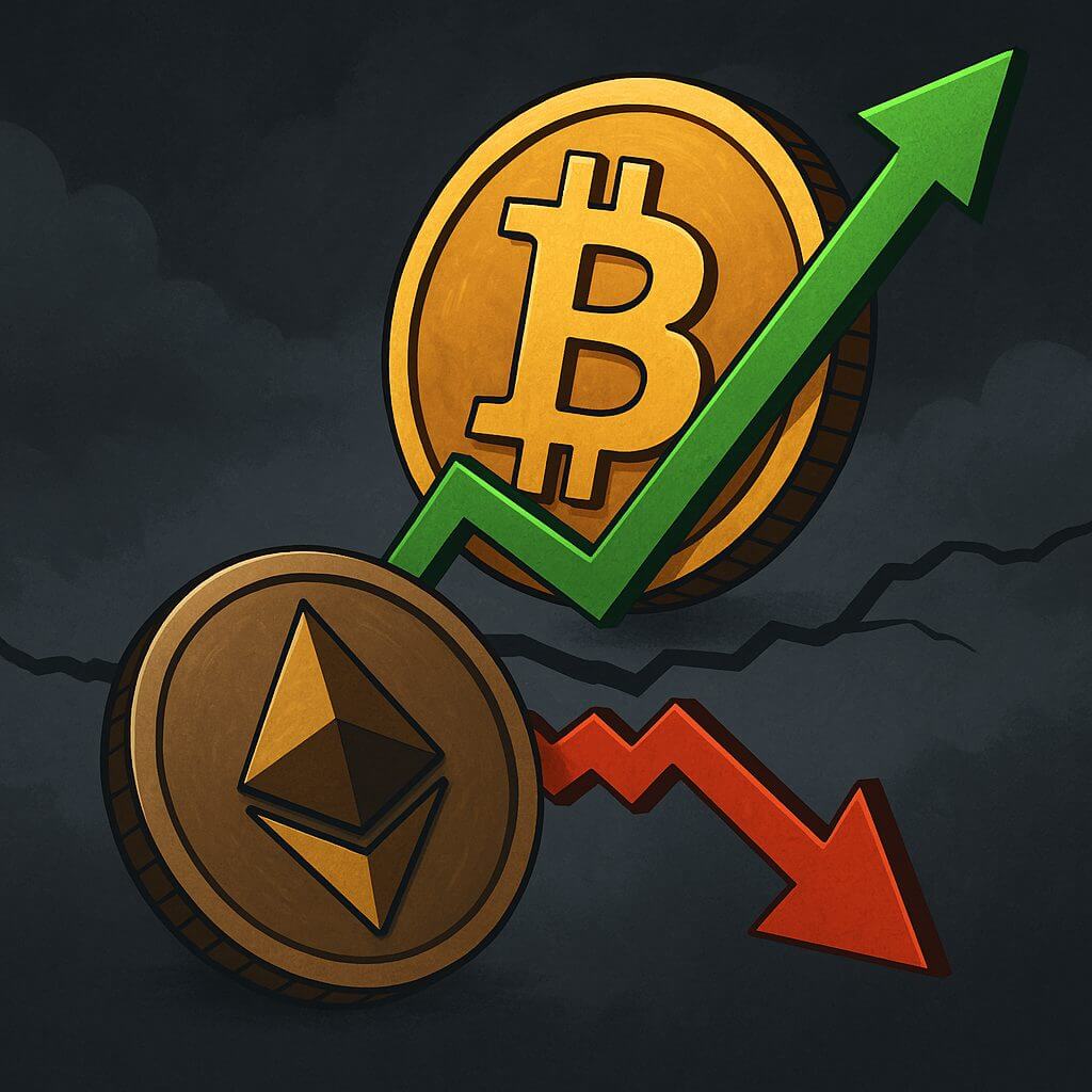 Correctie na FOMC zet druk op Bitcoin en Ethereum