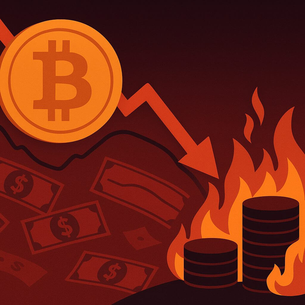 Bitcoin zakt naar $90K terwijl verliezen oplopen tot $350 miljard