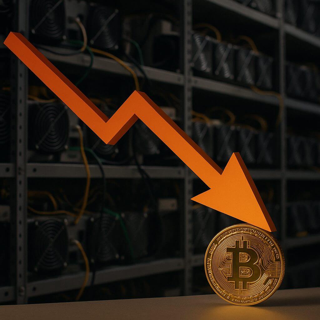 Bitcoin miners onder druk nu hashprice naar dieptepunt zakt