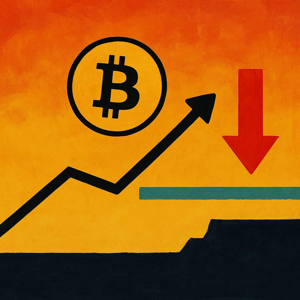 Markt twijfelt terwijl Bitcoin hoger supportniveau test