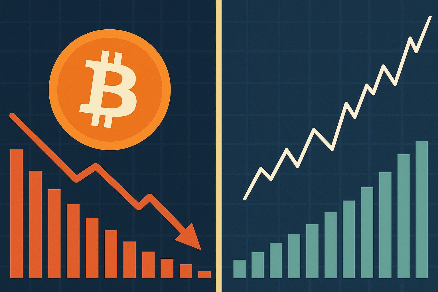 Crypto blijft achter terwijl aandelen stijgen: liquiditeit is de sleutel