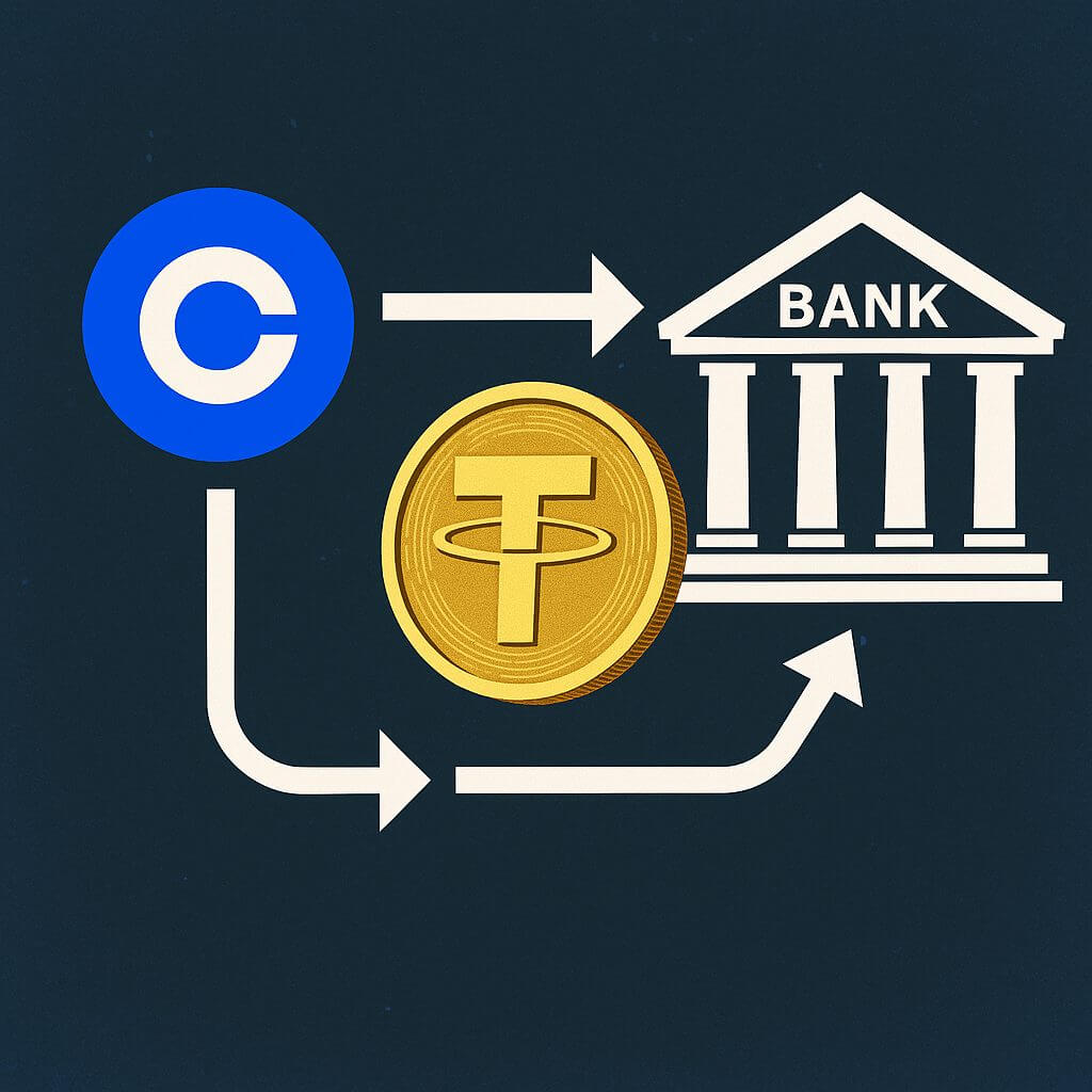 Grote banken starten stablecoin en crypto pilots met Coinbase