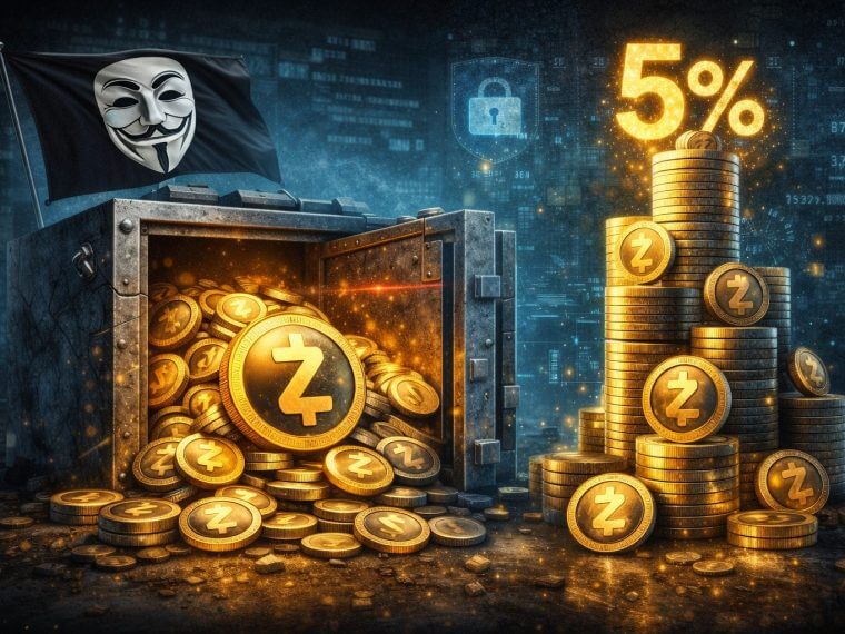 cypherpunk zcash 5percent strategy