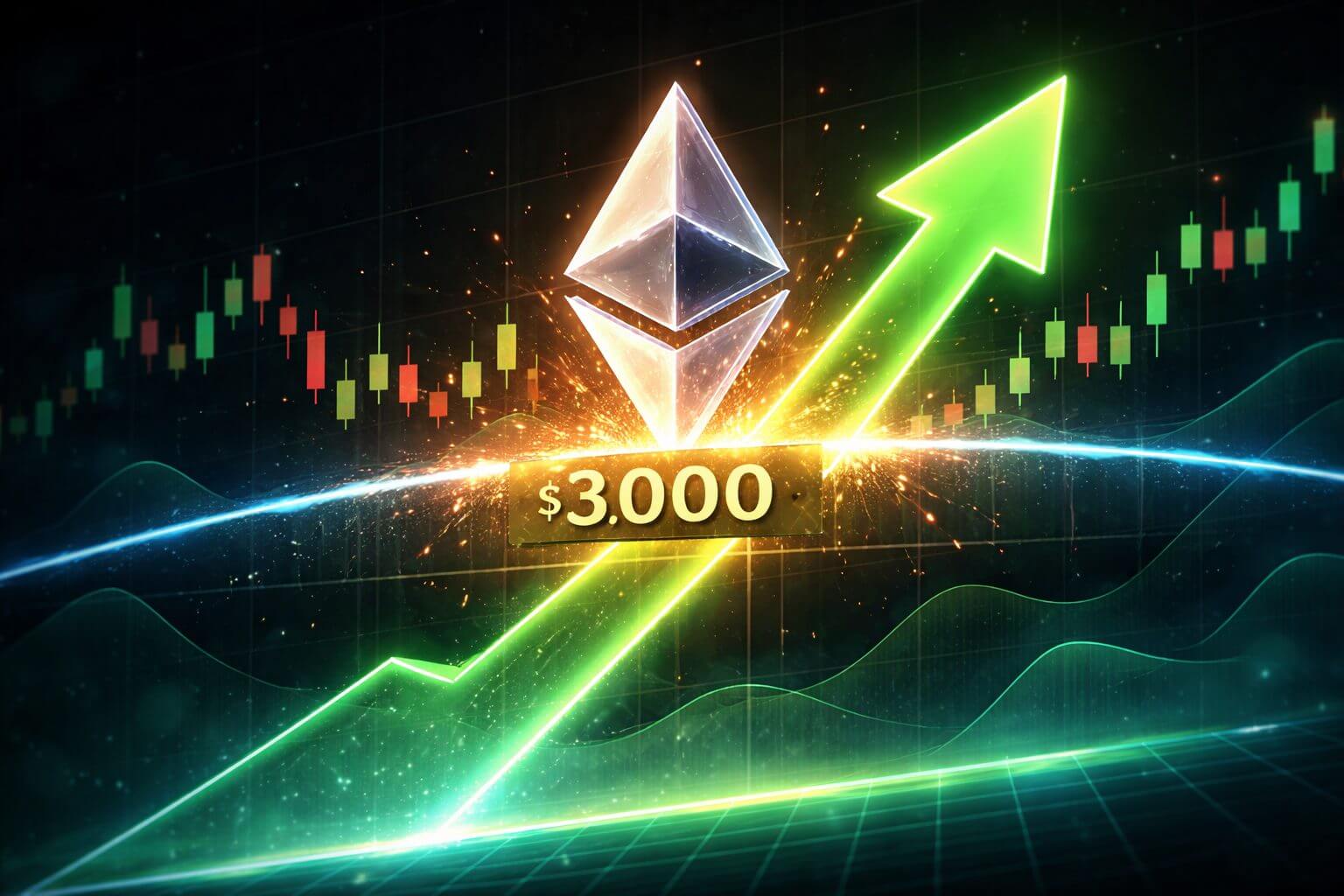 ETH consolideert rond $3.000, grote beweging op komst