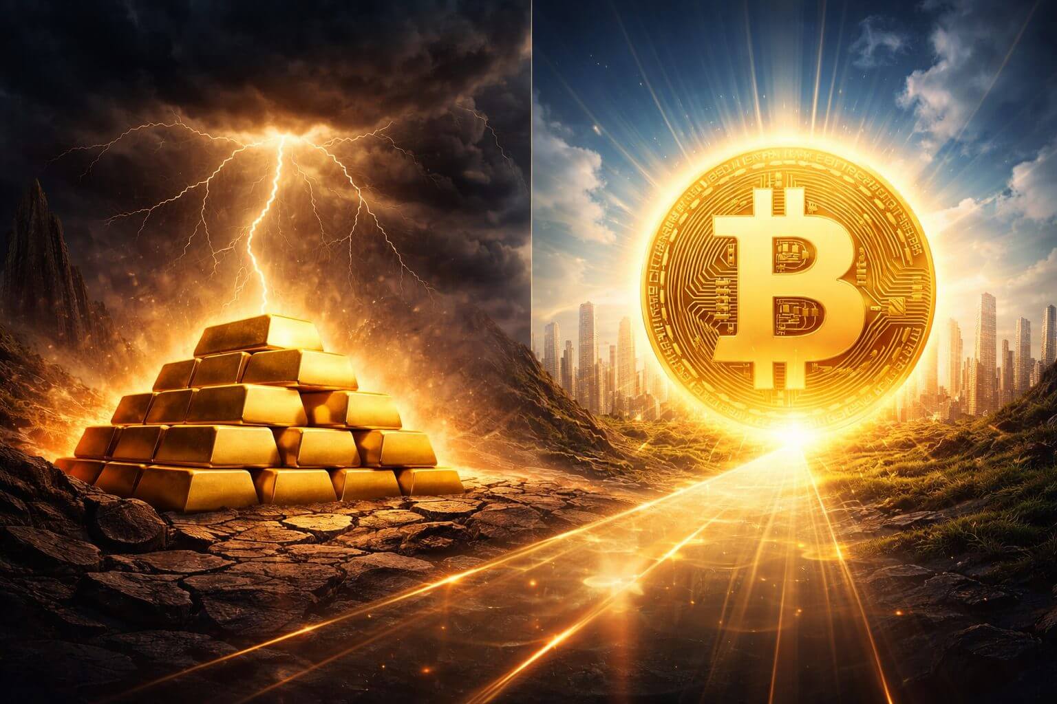 Van de Poppe: Goud op z’n top, Bitcoin klaar om te vlammen