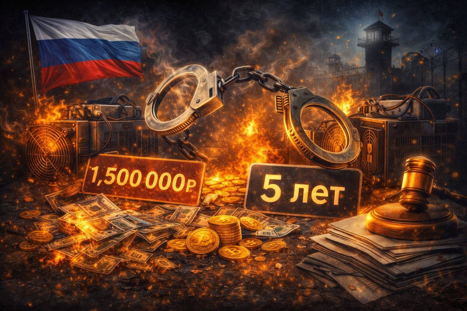 Rusland dreigt met gevangenisstraffen voor illegale cryptomining