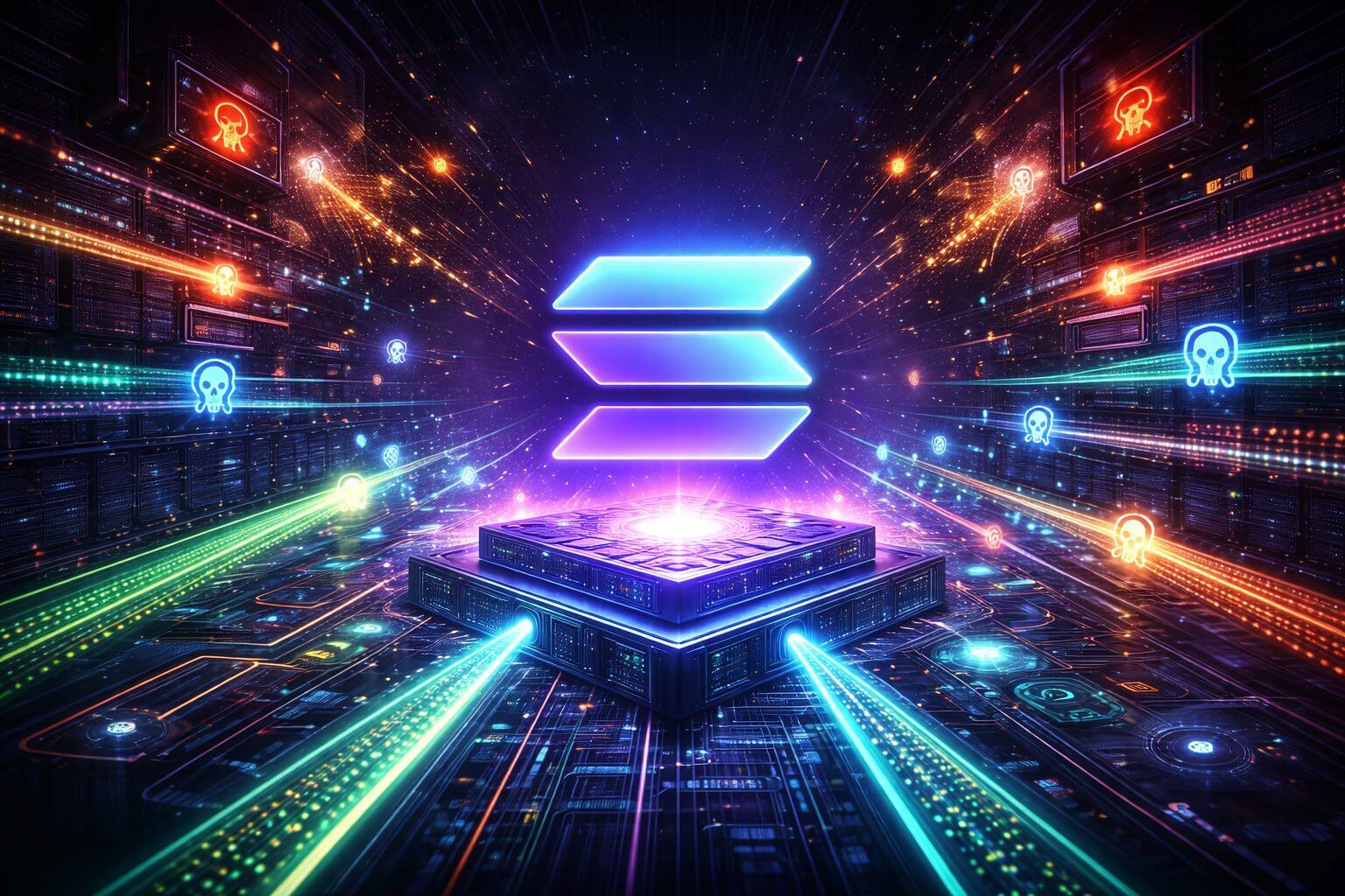 Solana onder vuur: zware DDoS aanval zonder impact op netwerk