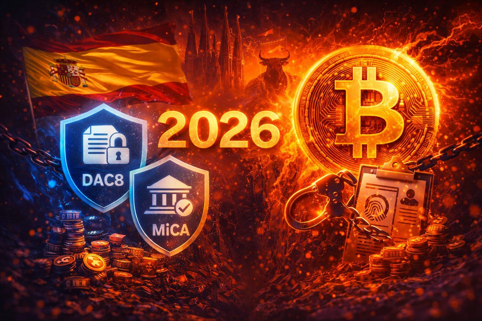 DAC8 en MiCA veranderen de cryptospelregels in Spanje