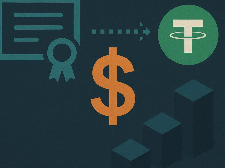 tether tokenized stock push