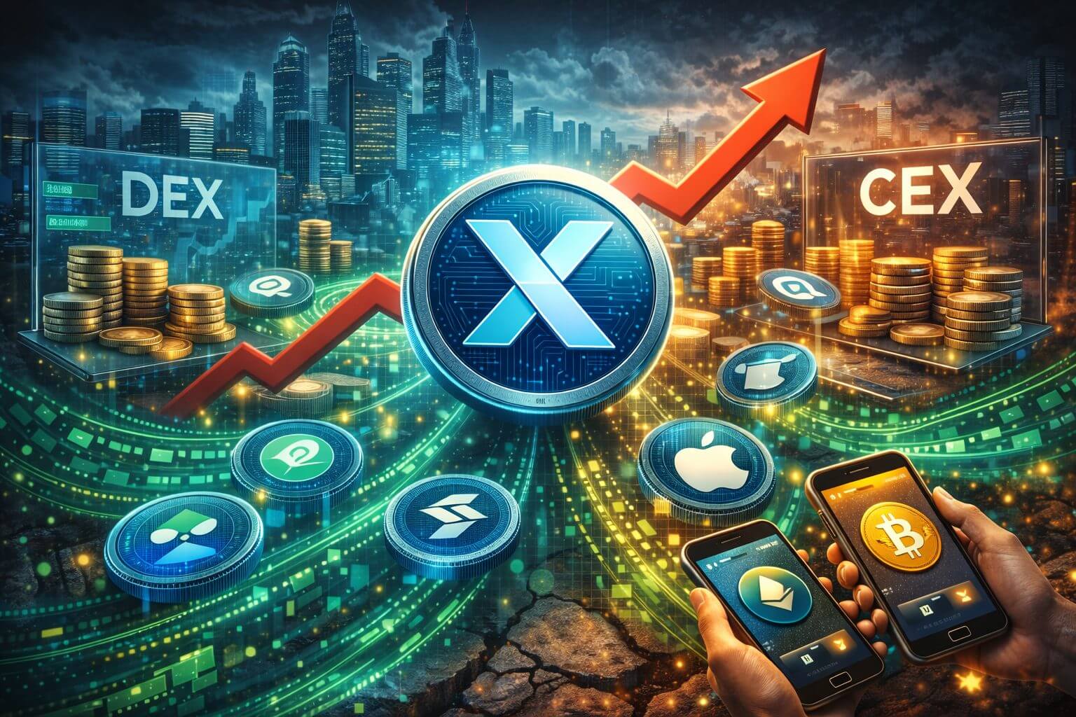 xStocks boekt $17 miljard handelsvolume, met $3 miljard on chain