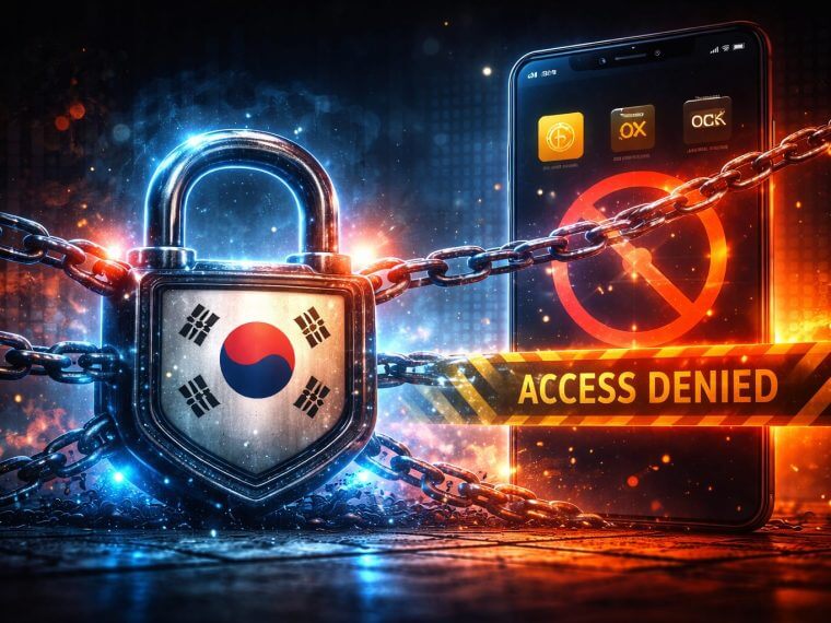 Geen updates meer voor buitenlandse crypto apps in Zuid-Korea