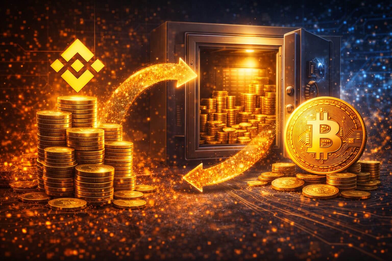 Binance ruilt $1 miljard aan stablecoins in voor Bitcoin in SAFU fonds