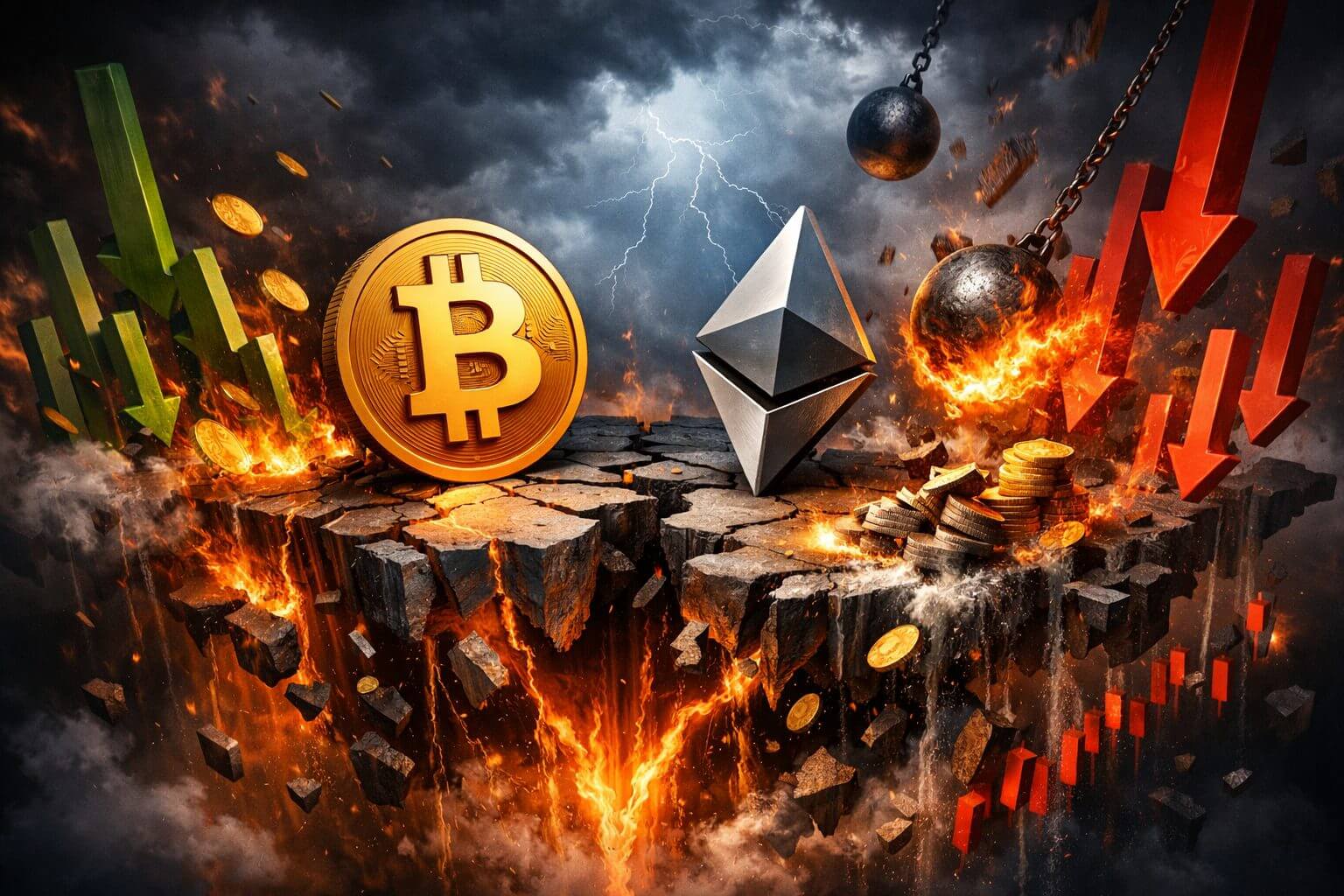 Bitcoin en Ethereum stabiel, kleine altcoins stelen de show