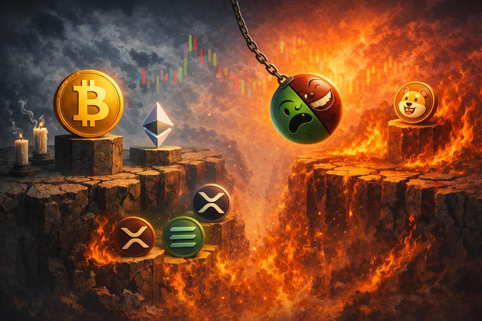 Bitcoin stabiel, altcoins ontwaken en memecoins knallen omhoog